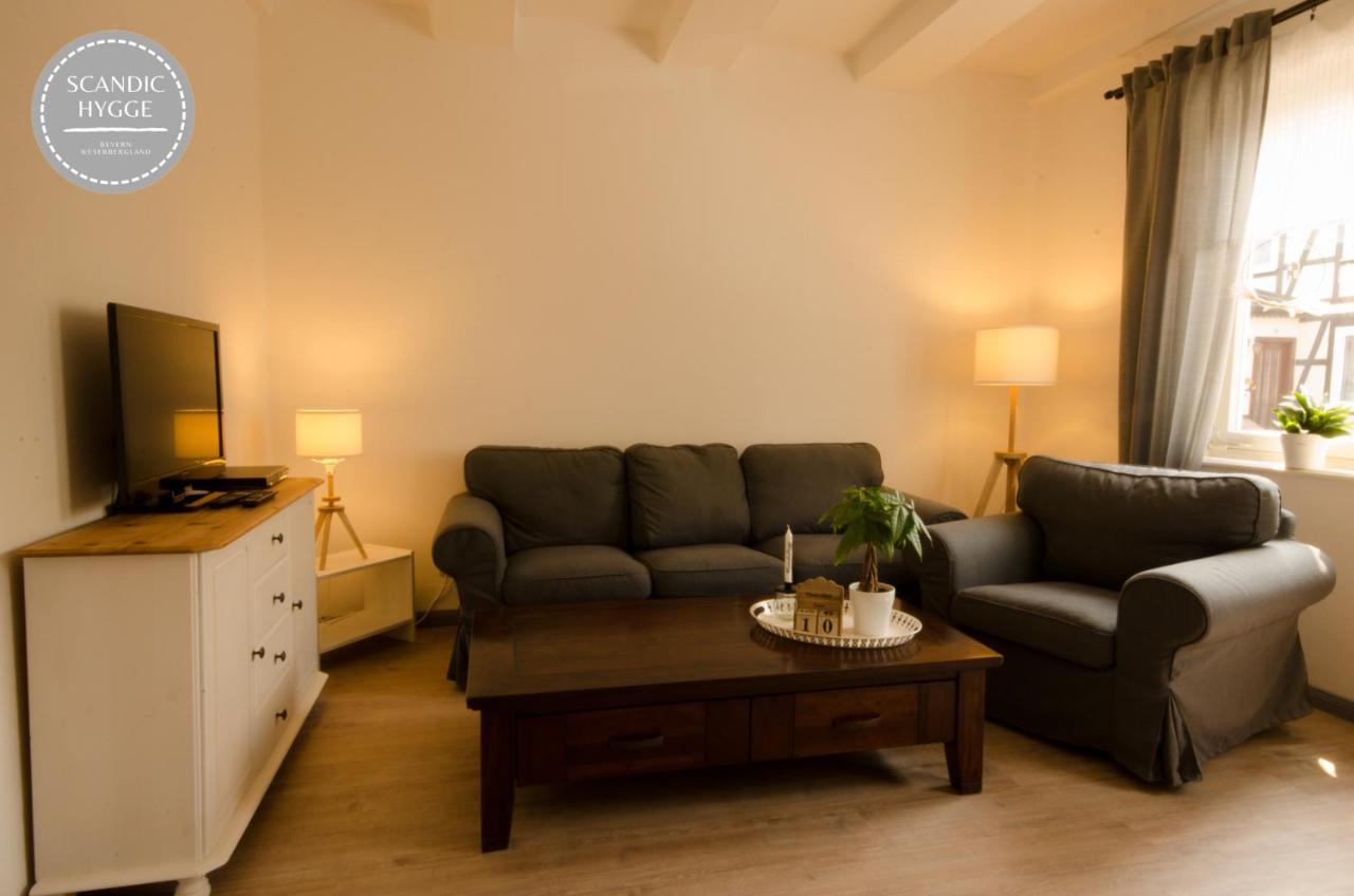 Ferienwohnung Scandic Hygge Bevern Im Weserbergland エクステリア 写真